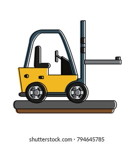 Cargo forklift vehicle