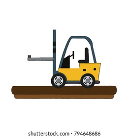 Cargo forklift vehicle