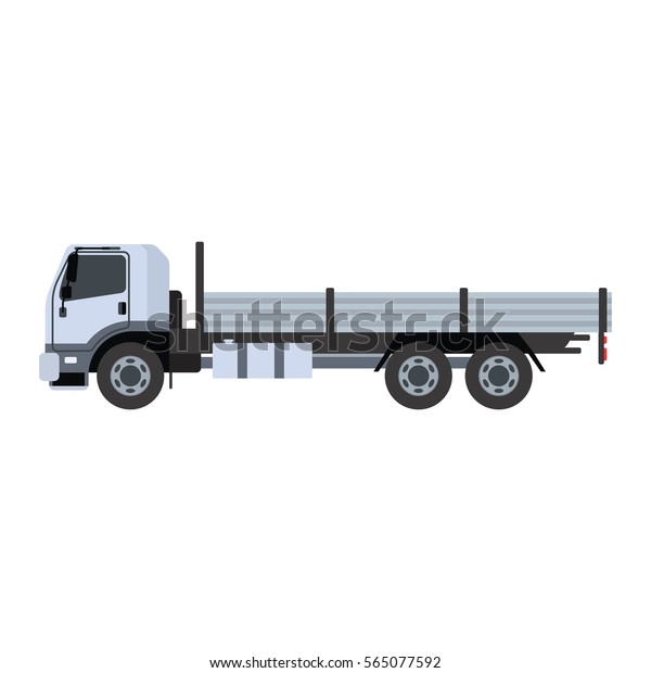 Cargo\
freight transportation truck vector\
illustration.