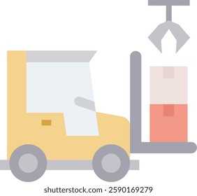 Cargo Handling Icon Element For Design