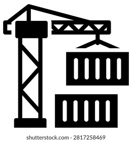 Cargo Icon Element For Design