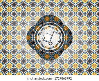 Frachtsymbol im arabischen Stil. arabische Dekoration. 