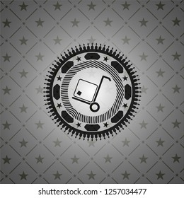 cargo icon inside black badge