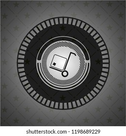 cargo icon inside dark badge