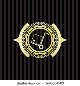 cargo icon inside shiny badge