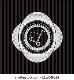 cargo icon inside silvery badge