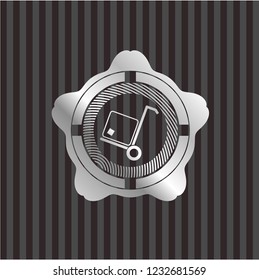 cargo icon inside silvery shiny emblem