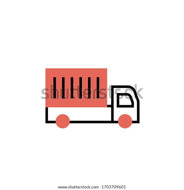 cargo icon modern design  vector illustration.\
isolated on white\
background