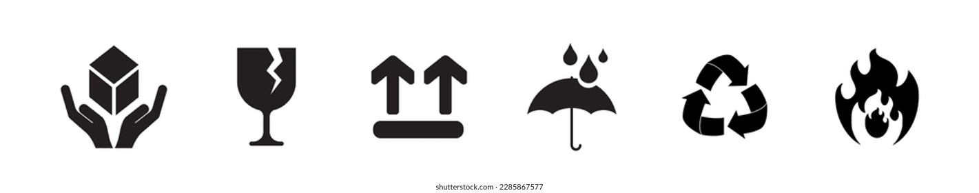 Frachtsymbol auf weißem Hintergrund