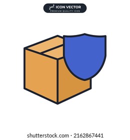 plantilla de símbolo de icono de carga para ilustración de logotipo de colección de diseño gráfico y web