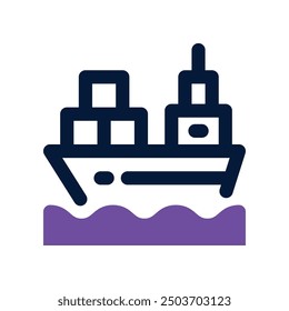 Icono de carga. Icono de Vector de doble tono para su Sitio web, móvil, presentación y diseño de logotipo.