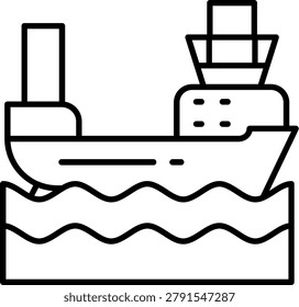 Cargo Icon Vector Element line icon design vector icons