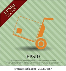 Cargo icon vector illustration