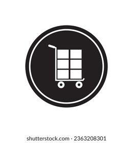 diseño del logotipo de la ilustración de la plantilla del vector de icono de carga