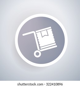 Cargo icon,clean vector