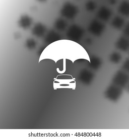 Cargo insurance stock vector icon illustration design