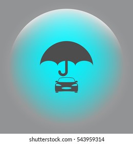 Cargo insurance stock vector icon illustration design