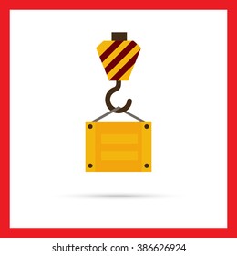 Cargo lifting icon