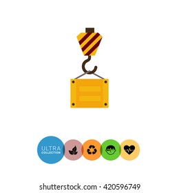 Cargo lifting icon