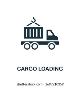 Icono de Carga de carga. Simple ilustración. Icono de carga para diseño web, plantillas, infografías y más