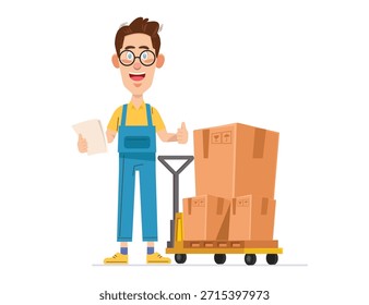 Ilustrador De Conceito Logístico E De Carga