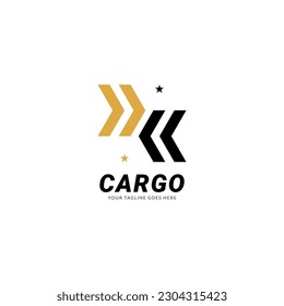 Cargo Logistics Logo icon vector template.