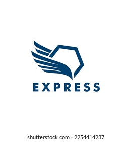 Cargo logo, Logistic Transportation Logo Vector Illustration