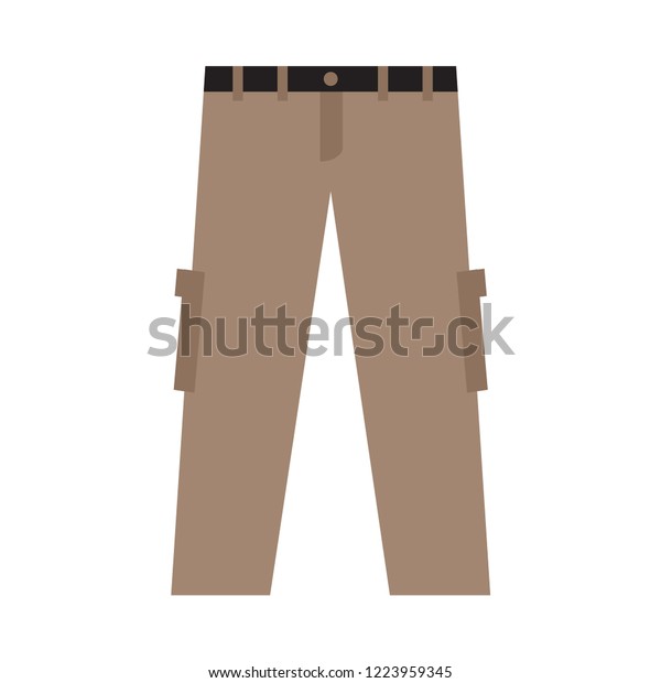 Cargo Pant Flat Icon You Can Stock Vector (Royalty Free) 1223959345 ...