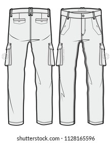 Cargo Pants With Large Side Pockets