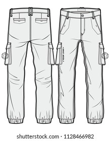 Cargo Pants With Large Side Pockets