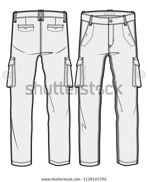 Cargo pants with large side\
pockets