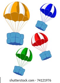 cargo with parachute