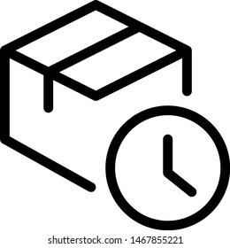 Cargo parcel item in queue for a delivery