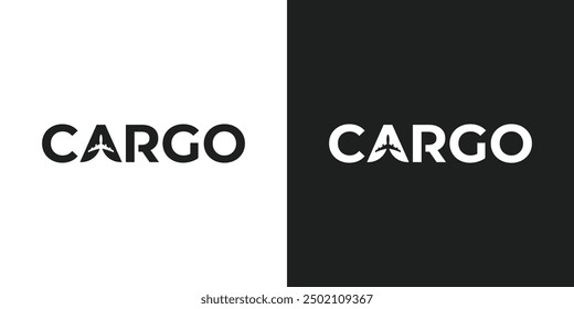 Cargo Plane Logo Design Vector