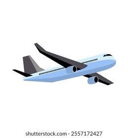Cargo Plane Vector Illustration. Good for for Shipping and Transportation Design.