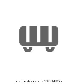 Cargo, railroad, wagon icon. Element of simple transport icon. Premium quality graphic design icon. Signs and symbols collection icon for websites