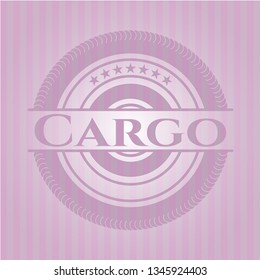 Cargo realistic pink emblem