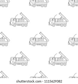 cargo rocket launcher icon. Element of army icon for mobile concept and web apps. Pattern repeat seamless cargo rocket launcher icon. Can be used for web and mobile on white background
