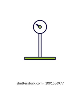 cargo scales icon. Element of simple colored web icon for mobile concept and web apps. Isolated cargo scales icon can be used for web and mobile. Premium icon on white background
