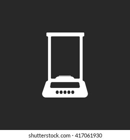 Cargo Scales sign simple icon on  background