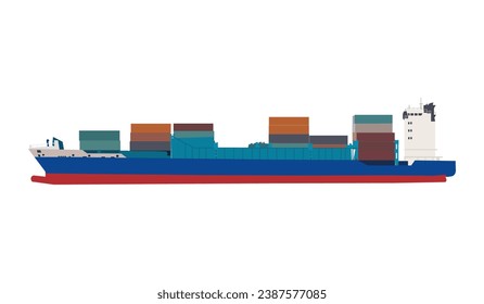 A cargo ship or freighter is a merchant ship that carries cargo, goods, and materials from one port to another. 