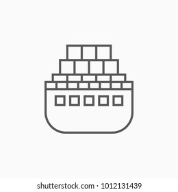 cargo ship icon