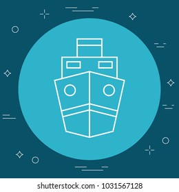 cargo ship icon