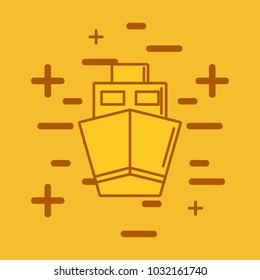 cargo ship icon