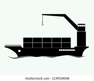 cargo ship icon