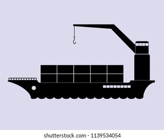 cargo ship icon