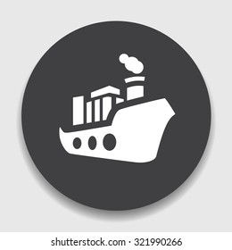cargo ship icon