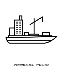 cargo ship icon