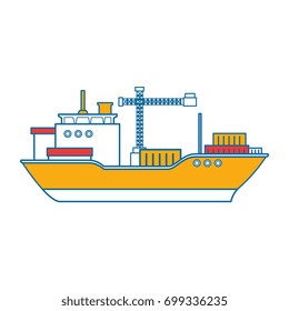 cargo ship icon