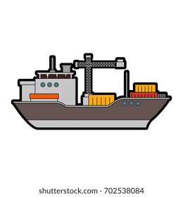 cargo ship icon